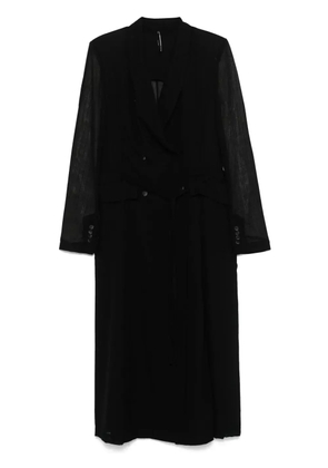 Masnada Mil long coat - Black
