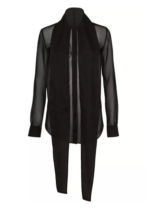 DSQUARED2 scarf-embellished blouse - Black