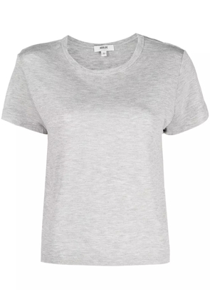 AGOLDE Adine Shrunken cropped T-shirt - Grey