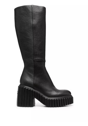 AGL Tiggy 100mm leather boots - Black