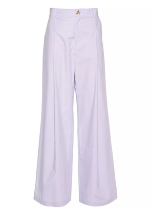 AERON Wellen poplin palazzo pants - Purple