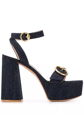 Gianvito Rossi Zandra denim sandals - Blue