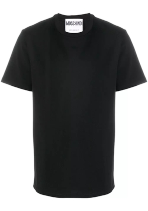 Moschino logo patch T-shirt - Black