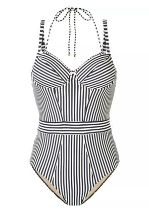 Marlies Dekkers 'Holi Vintage' plunge balcony bathing suit - Blue
