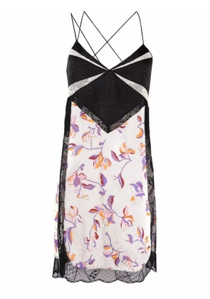 Zadig&Voltaire Cole panelled dress - Neutrals