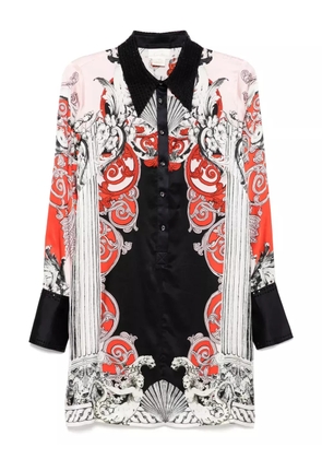 Camilla The Mark Of Medusa Mini shirt dress - Red