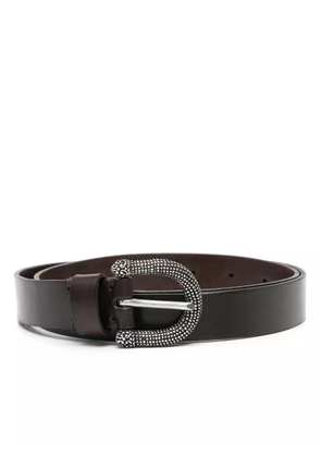 P.A.R.O.S.H. buckle leather belt - Brown