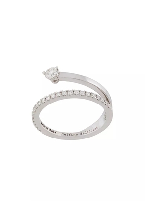 Delfina Delettrez 18kt white gold Marry Me diamond ring - Metallic