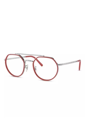 Ray-Ban hexagon-frame glasses - Red