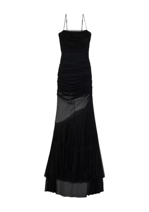 Blumarine ruched evening gown - Black