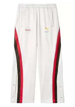 Off-White x AC Milan x Puma track pants - Grey