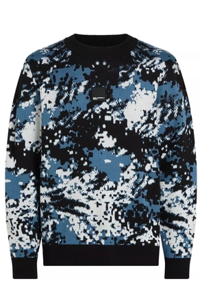 Karl Lagerfeld Jeans all-over-print jumper - Blue