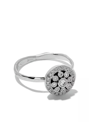 Wouters & Hendrix Gold 18kt white gold Diamond Rosetta ring - Silver