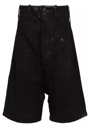 Boris Bidjan Saberi drop-crotch shorts - Black
