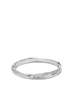 Wouters & Hendrix Gold 18kt white gold Diamond band - Silver