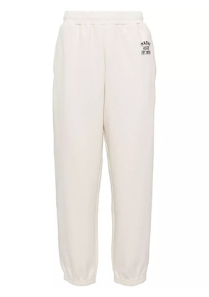 izzue logo-print track pants - Neutrals