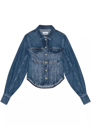 GANNI denim shirt - Blue