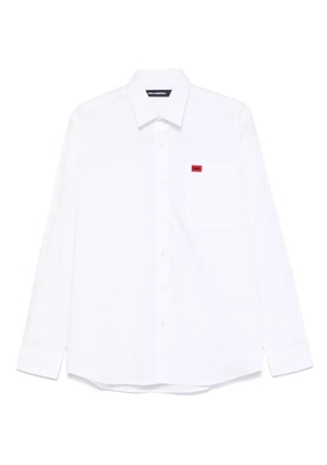 Karl Lagerfeld logo-embroidered shirt - White