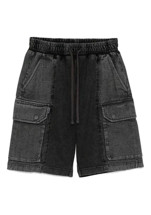FIVE CM logo-patch cargo shorts - Black
