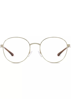Emporio Armani round-frame glasses - Gold