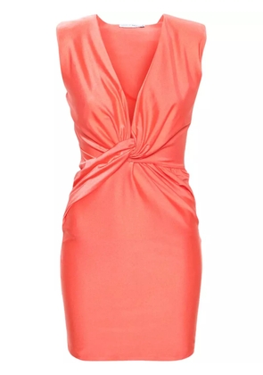 Amen twist-detail minidress - Orange
