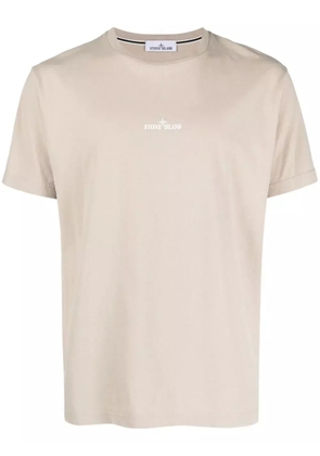 Stone Island logo-print T-shirt - Neutrals