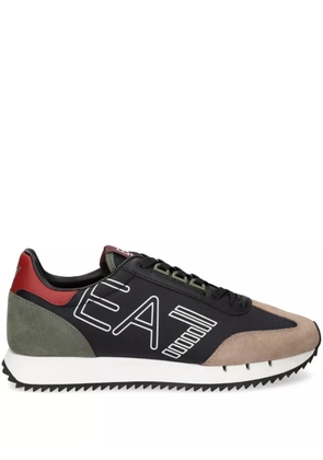 Ea7 Emporio Armani logo sneakers - Black