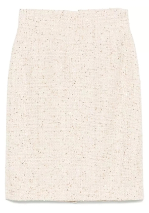Tagliatore tweed mini skirt - Neutrals