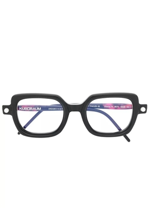 Kuboraum square-frame glasses - Black