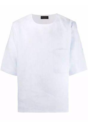 Dell'oglio short-sleeve linen T-shirt - Blue