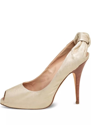 Giuseppe Zanotti Vintage pre-owned 120mm peep-toe pumps - Gold