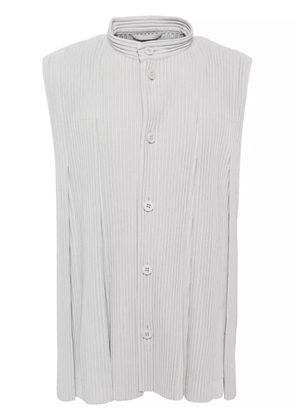 Homme Plissé Issey Miyake tucked pleated vest - Grey