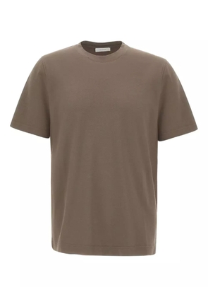 DIKTAT short-sleeve crew-neck t-shirt - Brown