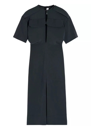 Victoria Beckham utility detail midi dress - Grey