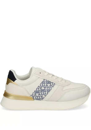 Tommy Hilfiger monogram trainers - White