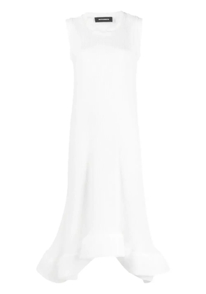 Melitta Baumeister ruffled midi dress - White