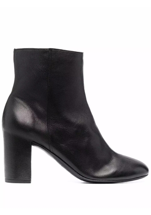 Del Carlo round-toe 70mm ankle boots - Black
