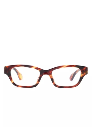 Alain Mikli rectangle-frame glasses - Brown