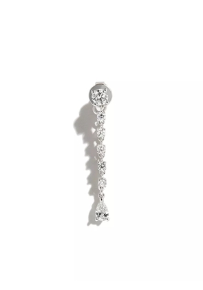 Anita Ko 18kt white gold Olivia diamond earring - Silver