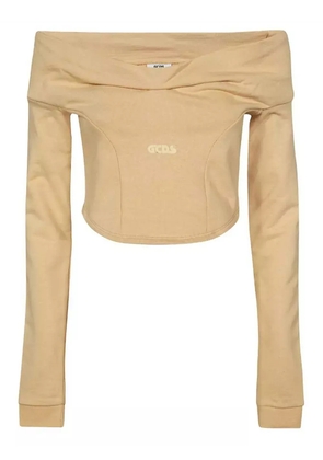 GCDS cotton top - Neutrals
