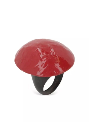 Maria Calderara resin ring - Red