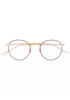 Ray-Ban round wireframe glasses - Gold