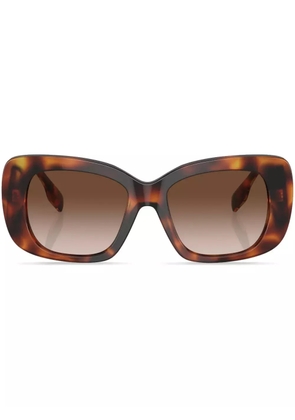 Burberry Eyewear logo-print square-frame sunglasses - Green