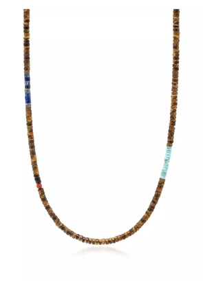 Nialaya Jewelry Heishi bead-chain necklace - Brown