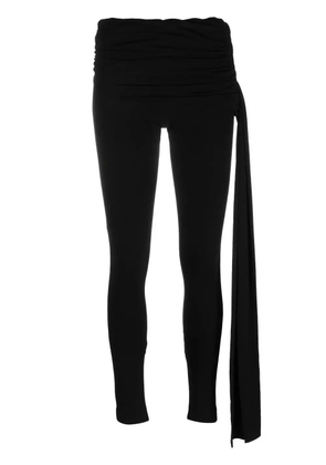 Magda Butrym sash-detail leggings - Black