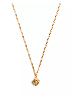 Emanuele Bicocchi small arabesque dice pendant necklace - Gold