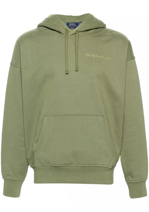 Polo Ralph Lauren logo-print drawstring hoodie - Green