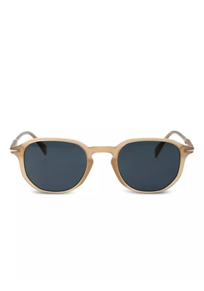 DAVID BECKHAM EYEWEAR round-frame sunglasses - Neutrals