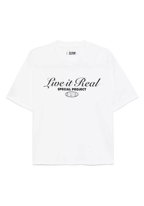 izzue graphic-print t-shirt - White