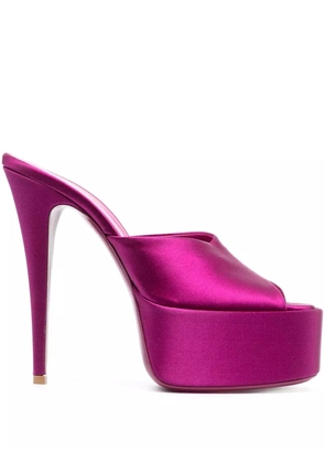 Paris Texas Marina XX 155mm platform sandals - Purple